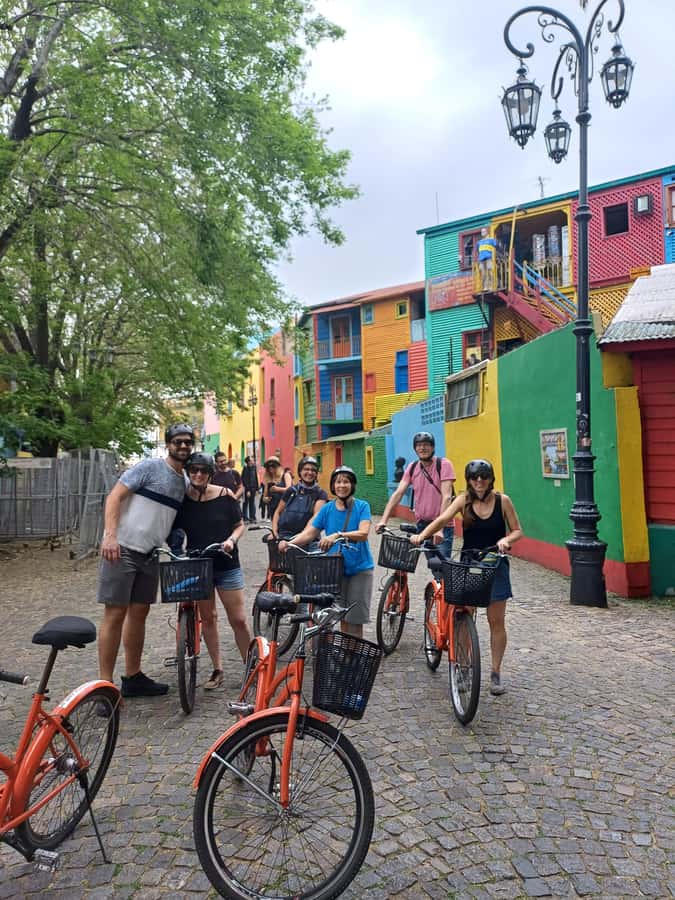 Bike Tour: Buenos Aires to the South (E-Bike) - La Boca and Calle Caminito: culture you can actually feel