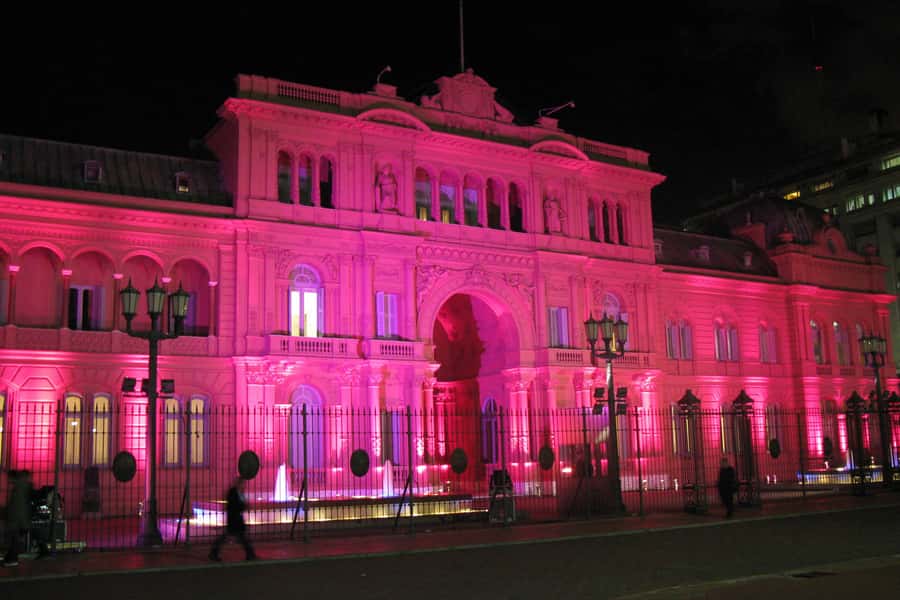 Buenos Aires by Night: Small Group City Tour - Plaza de Mayo after dark: where you start noticing the city’s scale