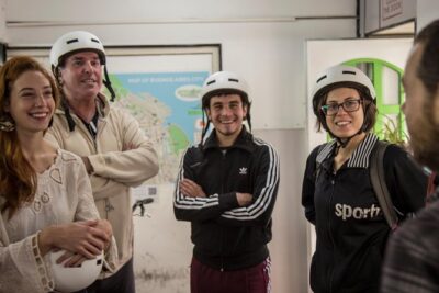 Buenos Aires in a Day - All Inclusive Bike Tour - The Chile 1145 meeting point and what’s covered (bike, helmet, lunch)
