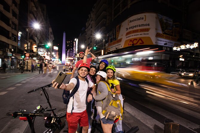 Buenos Aires Night Tour on Electric Scooter - Puente de la Mujer: the architecture stop that comes with a Fernet lesson