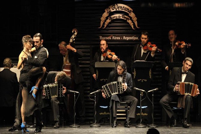 La Ventana Tango Show & Dinner with Optional Classic Bus Ride - The 32-artist lineup: tango orchestras, folk, dancers, singers