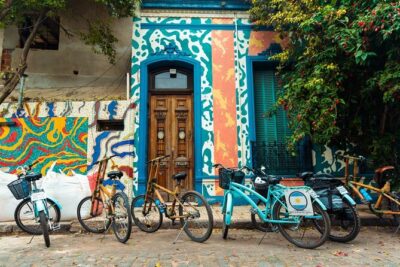 Private Off the Beaten Path: Hidden Urban Art Bike Tour - Calle Lanín and Pasaje Lanín: UNESCO-level detail on ordinary streets
