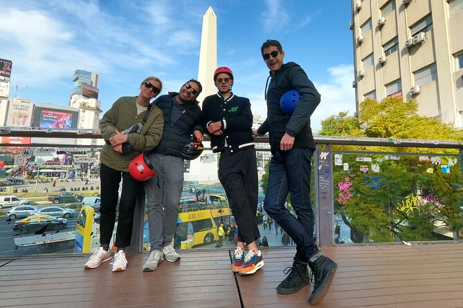 Tour Buenos Aires in one day on Electric Scooters - Puente de la Mujer, Malvinas, and Plaza San Martín: art, memory, and protest